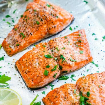 Baked salmon