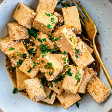 Marinated tofu